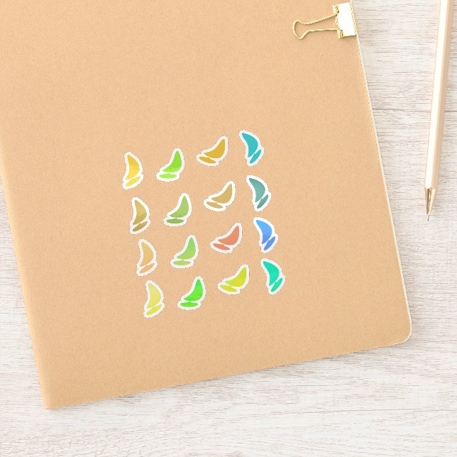 Cute Surfing Watersport Sticker (Notebook)