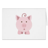 Cute Surprised Pig (Front Horizontal)
