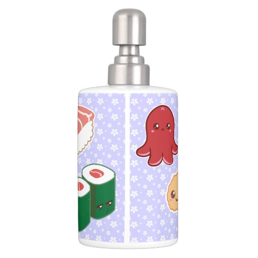 Cute Sushi Bath Set (Back)