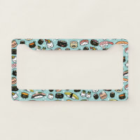 Cute Sushi Characters Pattern | Humorous Kawaii