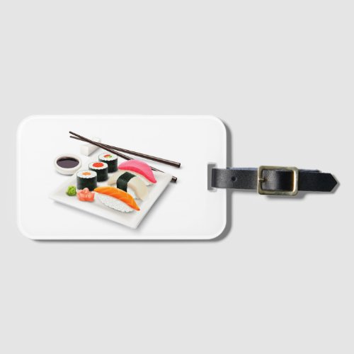 Cute sushi Japanese food Luggage Tag