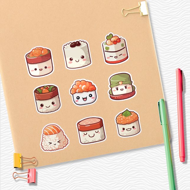 Cute Sushi Kawaii Sticker (Creator Uploaded)