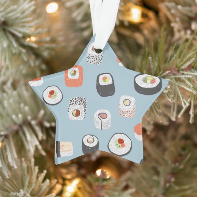 Cute Sushi Nigiri Maki Roll Ornament (Tree)