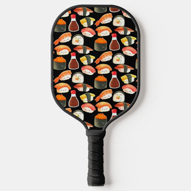 Cute Sushi Pickleball Paddle (Front)