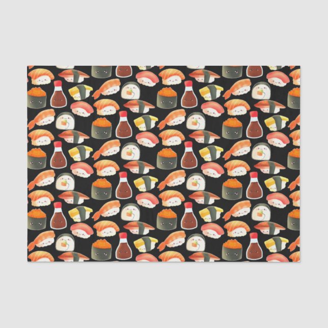 Cute Sushi Tissue Paper (Front)