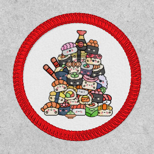 Cute Sushi Tower Patch