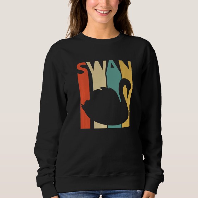 Cute Swan Animal Sweatshirt (Front)