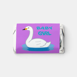 Cute Swan Theme Girl Baby Hershey's Miniatures