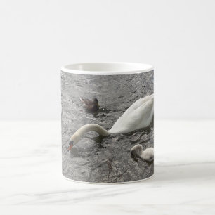 Cute Swans and Ducks Mug