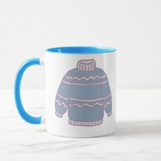 Cute sweater personalized mug