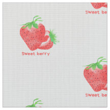 Cute sweet berry fabric