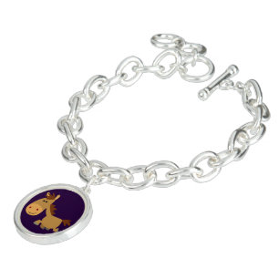 Cute Sweet Cartoon Horse Charm Bracelet
