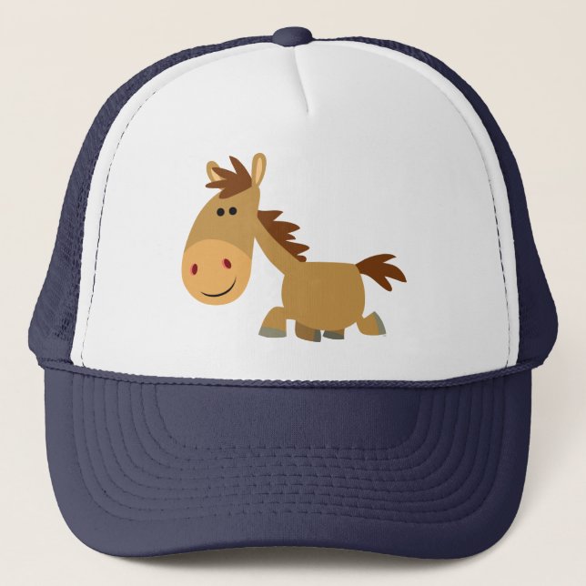 Cute Sweet Cartoon Horse Hat (Front)