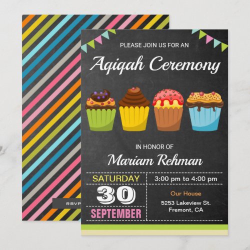 Cute Sweet Cupcake Aqeeqah | Aqiqah Ceremony