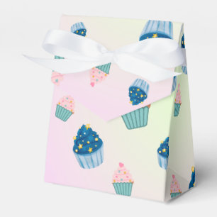  Cute Sweet cupcake Sprinkle 2nd Birthday Girly Favor Boxes