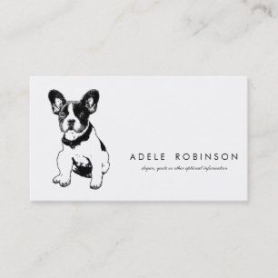 Cute Sweet French Bulldog Puppy Business Card