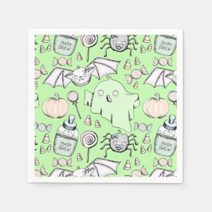 Cute & Sweet Halloween Kids Birthday Napkins