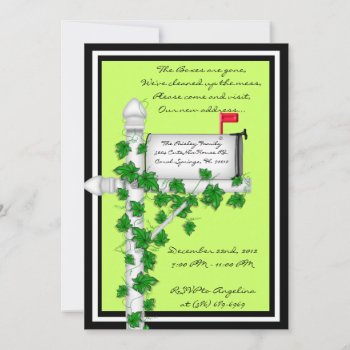 Cute Sweet House Warming Party Invite by ForeverAndEverAfter at Zazzle
