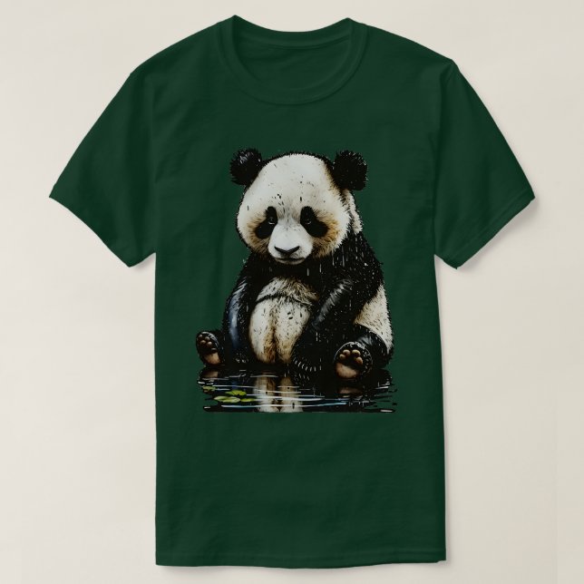Cute sweet Panda T-Shirt (Design Front)