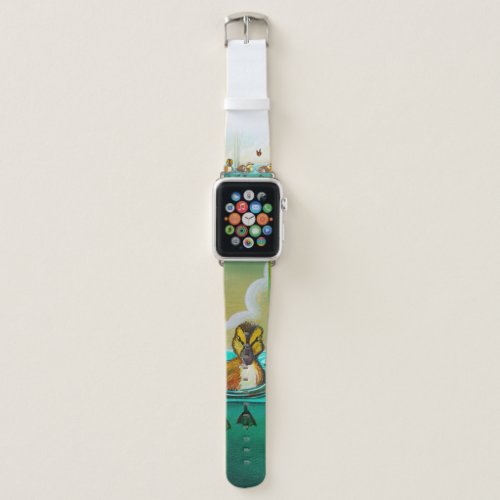 Cute Swimming Ducks Watchband Apple Watch Band