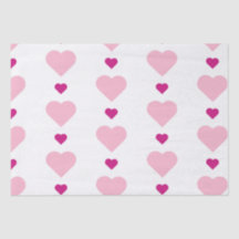Cute Symmetrical Multiple Pink Hearts on White