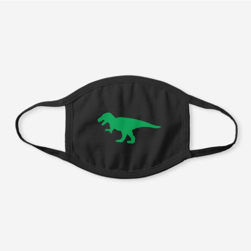 Cute T_Rex Dino Tyrannosaurus Rex Dinosaur Kids Black Cotton Face Mask