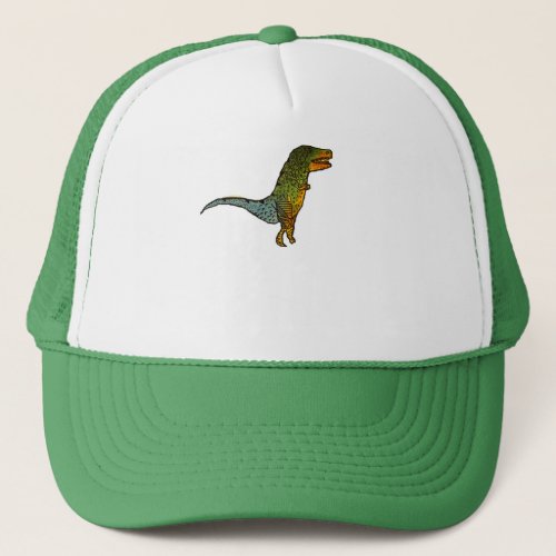 Cute T_Rex dinosaur art Trucker Hat