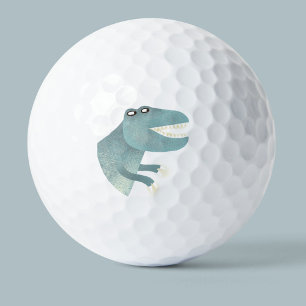 Cute T-Rex Dinosaur Golf Balls