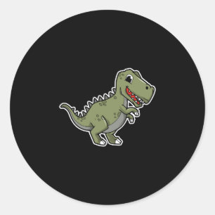 Cute T-Rex Dinosaur Sticker – Funny Cartoon Dino