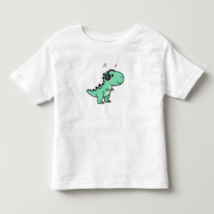 Cute T-Rex Playing Music for Kids🎵 Toddler T-shirt