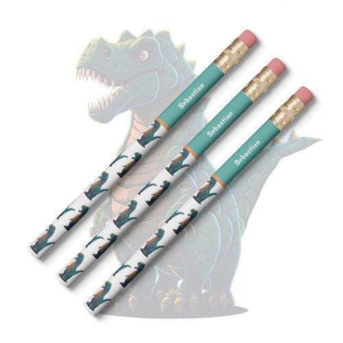 Cute T_Rex Tyrannosaurus Rex Dinosaur Boys Girls Pencil