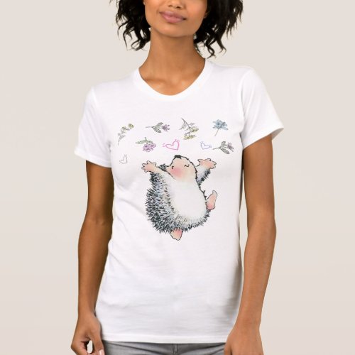 Cute t_shirt cute hedgehog shirt mothers day  T_Shirt