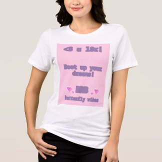 Cute T-shirt for Women with text language Tri-Blend Shirt