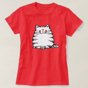 Cute Tabby Cat – Kawaii kitty for cat lovers T-Shirt