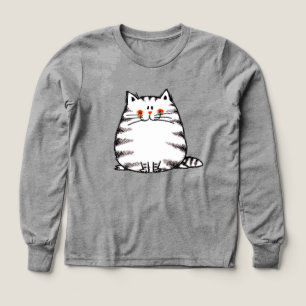 Cute Tabby Cat – Kawaii kitty for cat lovers Tri-Blend Shirts