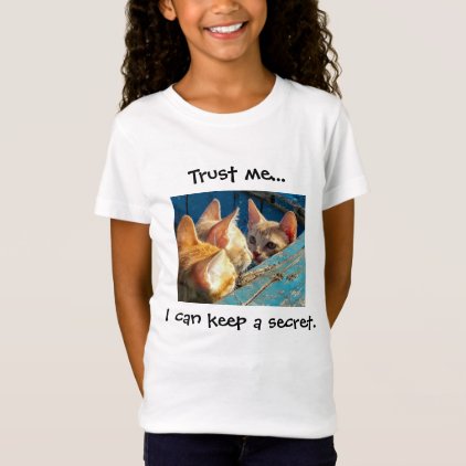 Cute Tabby Kittens &quot;Trust Me&quot; T-Shirt