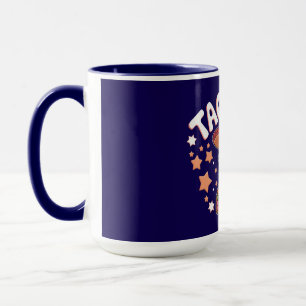 Cute taco fox cartoon design for taco lovers mug