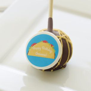 Cute Taco Kids 1st Birthday Party Mexican Food Cake Pops