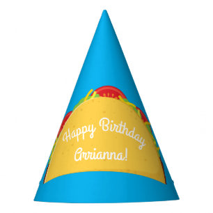 Cute Taco Kids 1st Birthday Party Mexican Food Party Hat