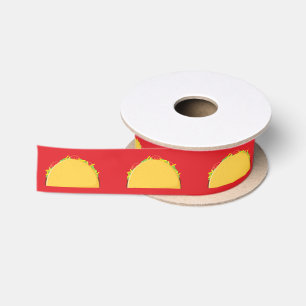 Cute Taco Kids 1st Birthday Party Mexican Food Satin Ribbon