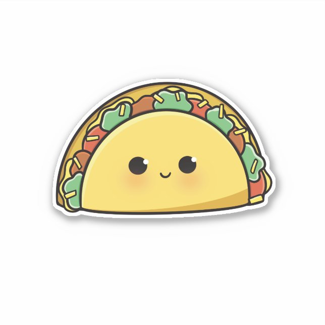 Cute Tacos Stickers (Front)