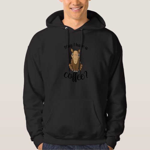 Cute Tapir Animal Quotes Party Favors Coffee Enthu Hoodie