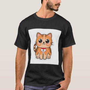 Cute Tater Tot Cat with a Tender Heart Plush  T-Shirt