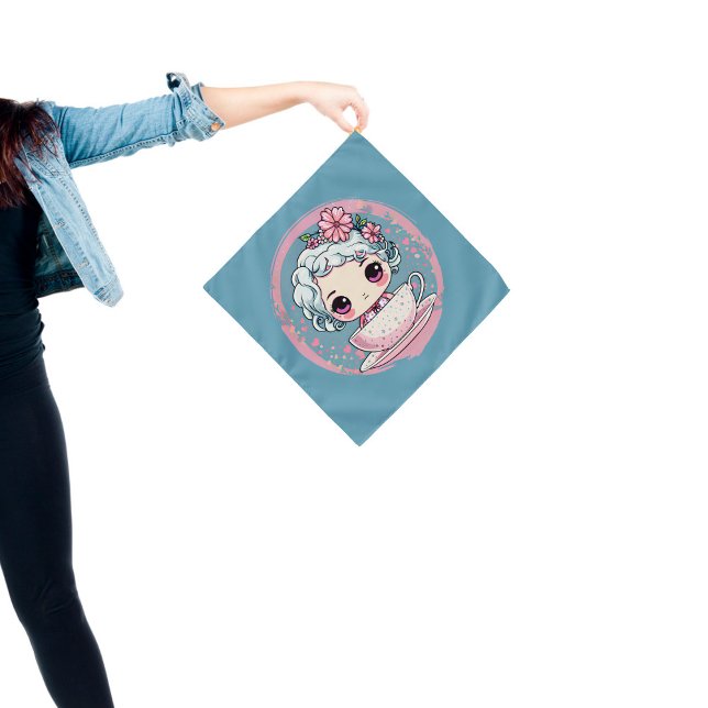 Cute Tea Cup Doll Bandana (Creator Uploaded)