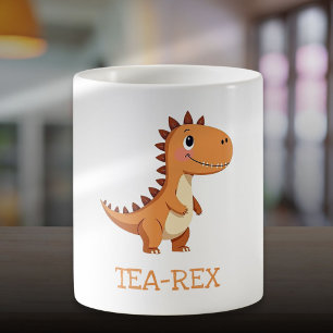 Cute Tea-Rex Dinosaur Coffee Mug