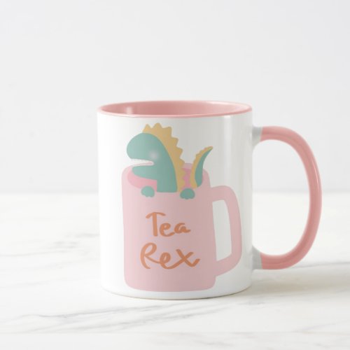 Cute Tea_Rex Dinosaur  Mug