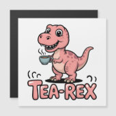 Cute Tea-Rex Pink Dinosaur – Sip Happens! (Front/Back)