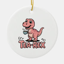 Cute Tea-Rex Pink Dinosaur – Sip Happens!