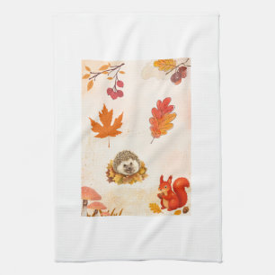 Cute tea towel for cozy kitchen.