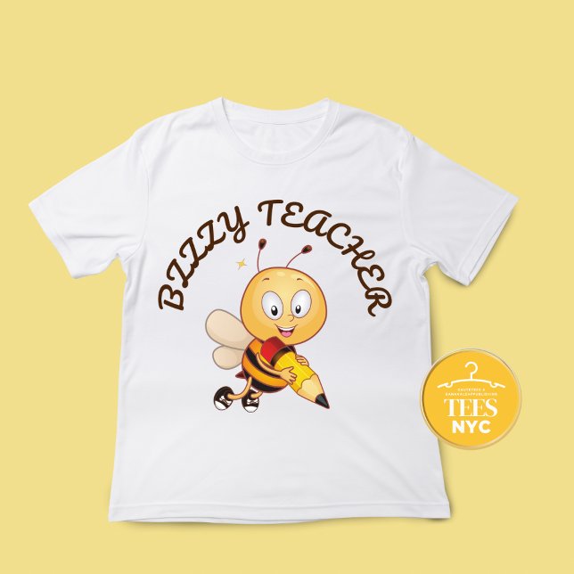 Cute Teacher Gift Busy Bee Tri-Blend Shirt (Creator Uploaded)
